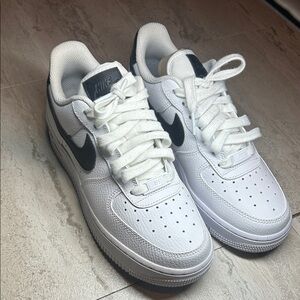 Nike Air Force 1 Black and White